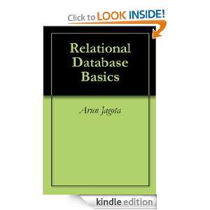 Relational Database Basics Arun Jagota  Kindle Store