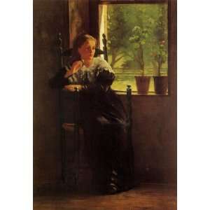  Oil Painting At the Window Winslow Homer Hand Painted 