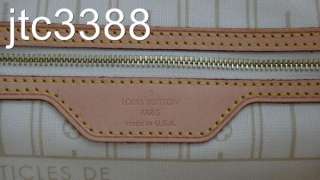 2010 Louis Vuitton Damier Azur Neverfull PM Shoulder Bag $800+TAX Free 