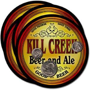  Kill Creek, KS Beer & Ale Coasters   4pk 