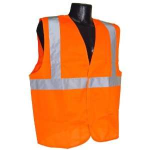 Safety Vest Orange Solid 2XL 