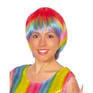    Pams Fun Party Wigs  Pride Wig (Rainbow Colour) Toys & Games