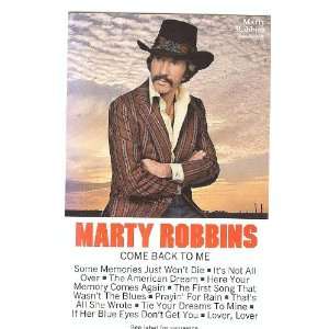  Come Back to Me Marty Robbins Music