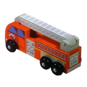  Wooden Fire Truck: Toys & Games