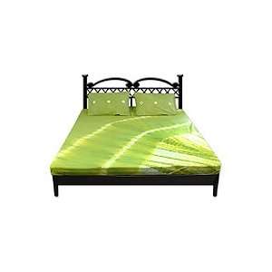    Cotton bed set, Dreams of Green Freedom (queen): Home & Kitchen