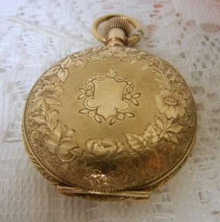 Antique Gold Filled Pocket Watch Trenton Watch Co.  