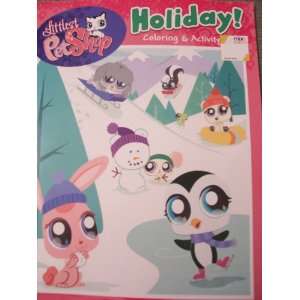    Littlest Pet Shop Coloring & Activity Book ~ Holiday: Books