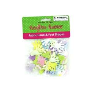   feet shapes for crafting, assorted colors   Pack of 72: Toys & Games