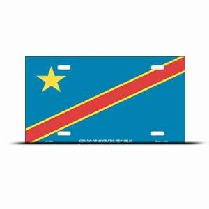  Congo Dcr Flag License Plate Wall Sign Tag Automotive
