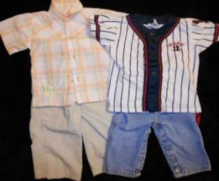   LOT BOYS SPRING SUMMER CLOTHES SIZE 18 24 MONTHS OUTFITS SETS  