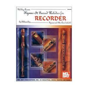  Mel Bay Hymns & Sacred Melodies for Recorder Musical 