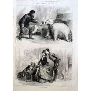  Pictorial Charade Antique Print 1875 Amusements