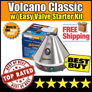 Brand New Volcano Classic Vaporizer w/ Easy Valve Starter Set System 