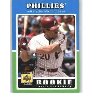 Deck Decade 1970s #99 Mike Schmidt RF   Philadelphia Phillies (Rookie 