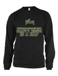Youll Know Youre Old When Happy Hour Is A Nap Mens Thermal Shirt 