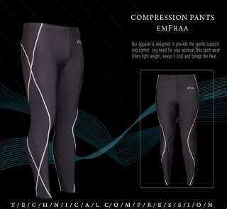 Mens COMPRESSION SHIRT & PANTS KIT skin tight gear S~XL  