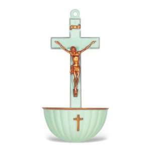  Luminous Crucifix Plastic Holy Water Font (WJH 1922LM 
