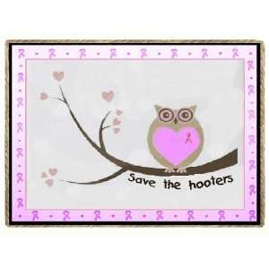  Breast Cancer Awareness Save the Hooters Owl Refrigerator 