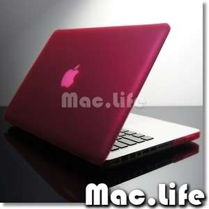 Rubberized HOT PINK Hard Case Cover for Macbook PRO 13  