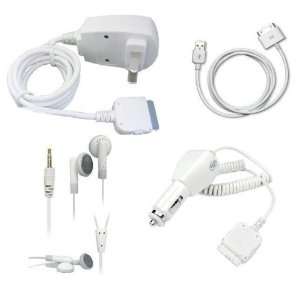   CAR & WALL CHARGER, USB CABLE & HEADPHONE: Cell Phones & Accessories