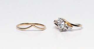 Diamond Wedding Ring Set .36ct  