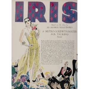  1929 Movie Ad Iris Film Arthur Wing Pinero English Drama 