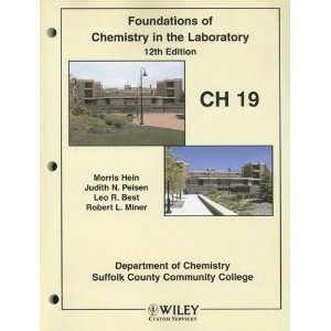  (WCS)Foundations of Chemistry in the Laboratory, Twelfth 