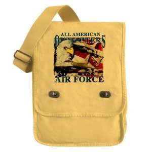 Messenger Field Bag Yellow All American Outfitters United States Air 