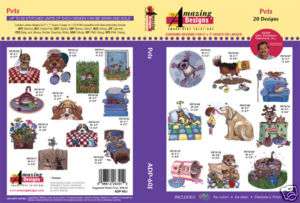 Amazing Designs Embroidery CD   Pets by Gary +FREE GIFT  