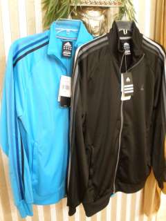 Adidas ClimaLite ESS 3S PES Jacket Blue Black Mens M L  