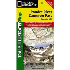 com Poudre River and Cameron Pass, Colorado   Trails Illustrated Map 
