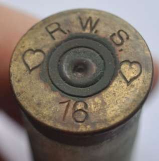  Collectable Empty Hunting Cartridge R.W.S. 16 Hearts. In sound 