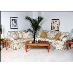  Benchmark Upholstery Classic 2PC Sofa & Loveseat Set: Home 