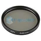   Polarizing Lens Filter kit for Canon EOS 60D 7D 1D Mark IV 5D Mark II