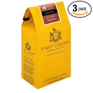 First Colony Organic Traditional,french Market Dark Roast, Whole Bean 