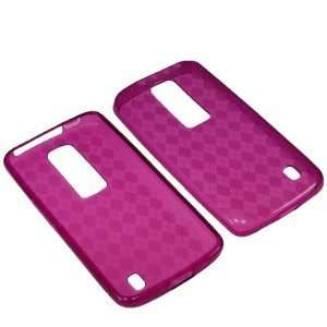   for AT&T LG Nitro HD P930  Purple Checker Cell Phones & Accessories
