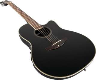 Ovation Applause AE128 Acoustic/Electric Guitar in Black Finish  