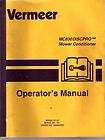 Vermeer MC380 Discpro Mower Conditioner Operator Manual