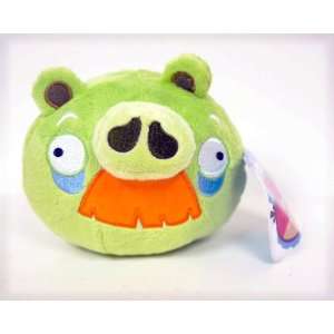    Angry Birds Green Pig With Mustache Plush Toy: Toys & Games