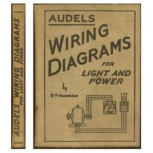  Audels Wiring Diagrams for Light and Power E. P. Anderson Books