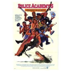 Police Academy 5 Assignment Miami Beach Original Movie Poster, 27 x 