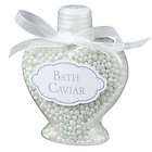 Lillian Rose Set of 4 White Bath Caviar Bridal Shower Party Favor 