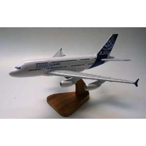  Airbus A 380 A380 New Livery Wood Model Airplane Small 