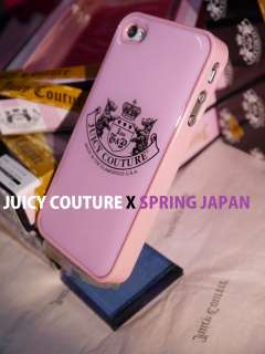 Juicy Couture Designer   Glossy Hard Case for iPhone 4 4S   Charming 