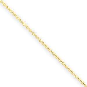   Gold 24 inch 0.60 mm Cable Chain Necklace in 14k Yellow Jewelry