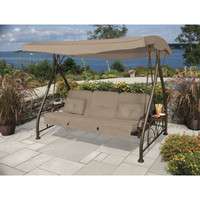 Living Home Outdoors 102 x 61 3 in 1 Convertible Patio Swing LN20499 