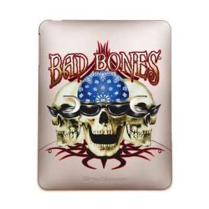  iPad 5 in 1 Case Metal Bronze Bad Bones Skulls Everything 