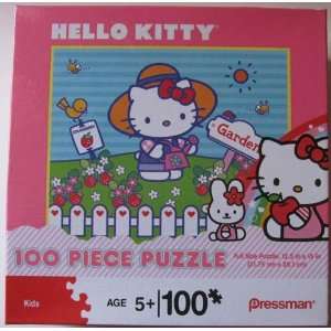  Hello Kitty 100 Piece Puzzle   Garden Toys & Games