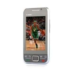   Flashing Flat Touch Screen Cell Phone White (2GB TF Card) Electronics