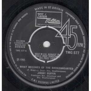   HEARTED 7 INCH (7 VINYL 45) UK TAMLA MOTOWN 1966 JIMMY RUFFIN Music